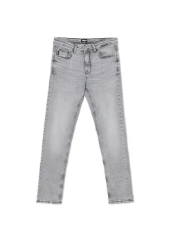Cropp Jeansy*Szare jeansy slim jasnyszary
