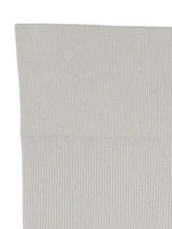 Cropp Spodnie*Szare prążkowane legginsy jasnyszary