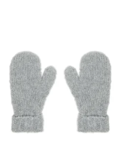 Cropp Rękawiczki*Szare rękawiczki z domieszką wełny jasnyszary