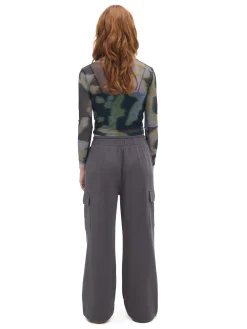 Cropp Spodnie*Szare spodnie cargo szary