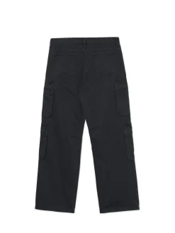 Cropp Spodnie*Szare spodnie loose z kieszeniami cargo szary