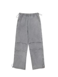 Cropp Spodnie*Szare spodnie parachute jasnyszary