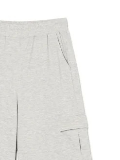 Cropp Spodnie*Szare spodnie z kieszeniami cargo jasnyszary