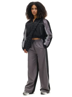 Cropp Spodnie|Sety*Szare spodnie z lampasami czarny