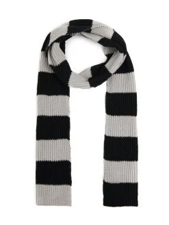 Cropp Szaliki*Szaro-czarny szalik szary