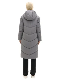 Cropp Kurtki, Płaszcze*płaszcz z kapturem szary