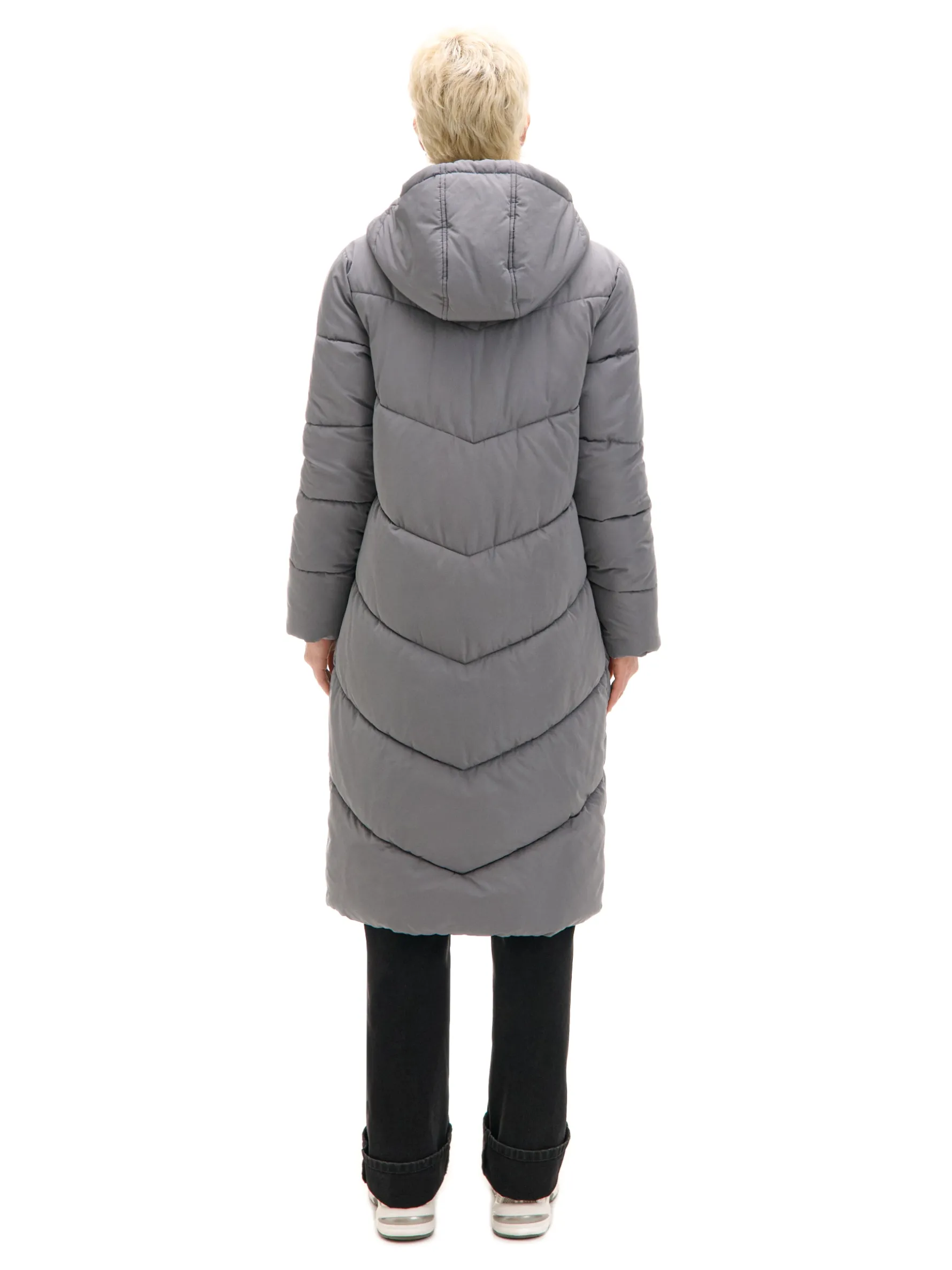 Cropp Kurtki, Płaszcze*płaszcz z kapturem szary