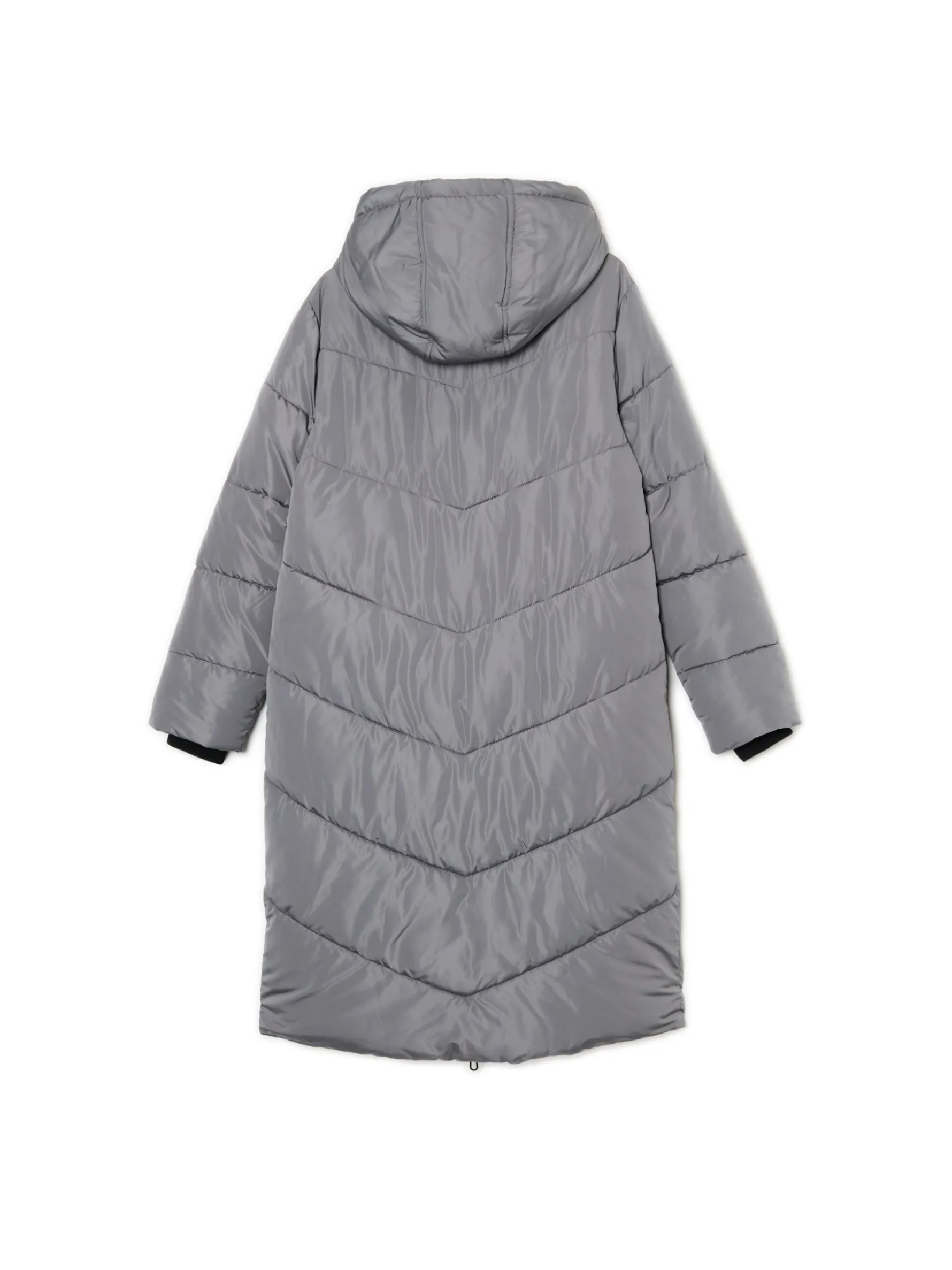 Cropp Kurtki, Płaszcze*płaszcz z kapturem szary