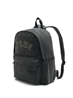 Cropp Torby, Plecaki*Szary plecak z naszywką czarny