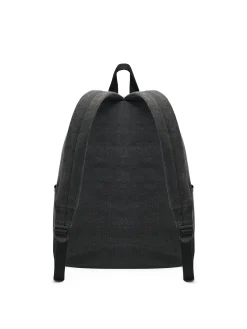 Cropp Torby, Plecaki*Szary plecak z naszywką czarny