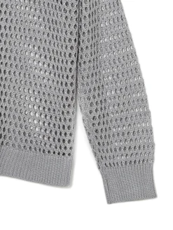 Cropp Swetry*siatkowy sweter szary