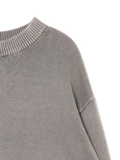 Cropp Swetry*Szary sweter z efektem sprania jasnyszary