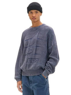 Cropp Swetry*sweter z efektem sprania szary