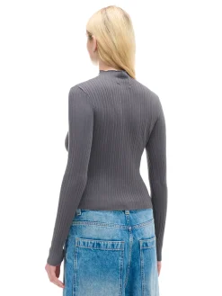 Cropp Swetry*sweter z półgolfem szary