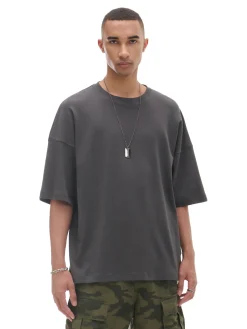 Cropp Koszulki*T-shirt basic szary