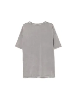 Cropp Koszulki, Topy*T-shirt oversize z wiśniami szary