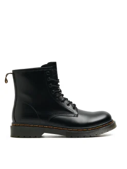 Cropp Za Kostkę*Sznurowane trzewiki z imitacji skóry czarny