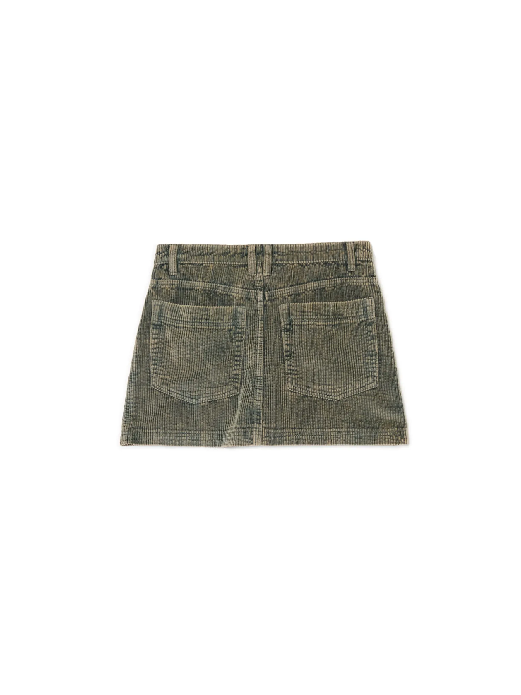 Cropp Sety*Sztruksowa spódnica mini zielony