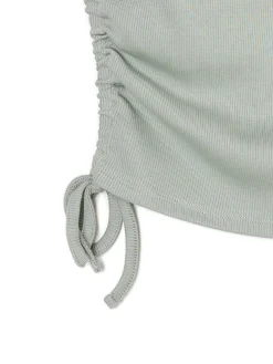 Cropp Koszulki, Topy*Top z wiązaniami zielony