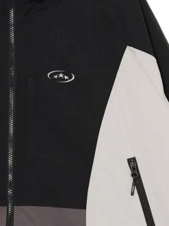 Cropp Kurtki, Płaszcze*Trójkolorowa kurtka z kapturem czarny