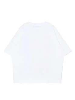 Cropp Koszulki*T-shirt oversize z nadrukiem biały