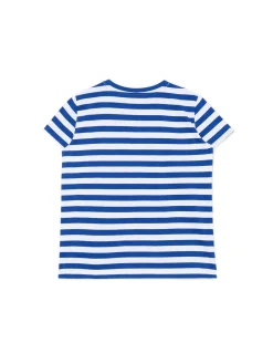 Cropp Koszulki, Topy*T-shirt w e paski niebieski