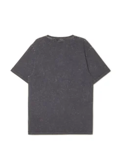 Cropp Koszulki*T-shirt z efektem acid wash czarny