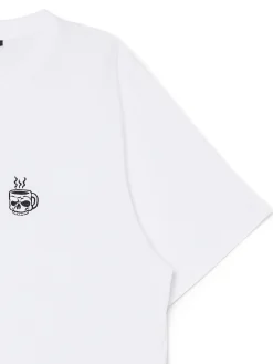 Cropp Koszulki*T-shirt z haftem biały