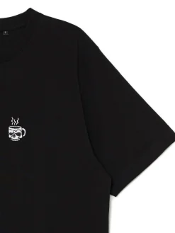 Cropp Koszulki*T-shirt z haftem czarny