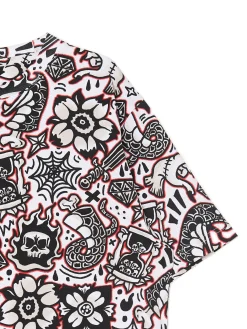 Cropp Koszulki*T-shirt z nadrukiem all over biały