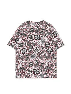 Cropp Koszulki*T-shirt z nadrukiem all over biały