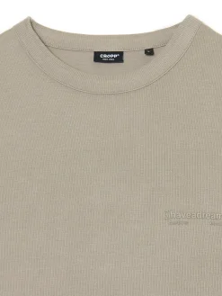 Cropp Koszulki*T-shirt z napisami zielony