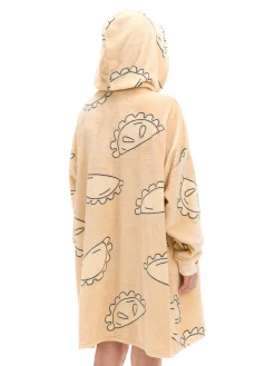 Cropp Cozy|Cozy*Świąteczna bluza snuddie w pierogi beżowy