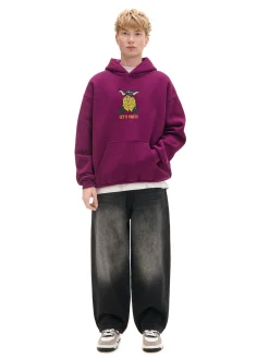 Cropp Bluzy*Świąteczna bluza z Gremlinem fioletowy