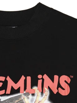 Cropp Ubrania Świąteczne|Koszulki, Topy*Świąteczna czarna koszulka z Gremlinami czarny