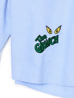 Cropp Ubrania Świąteczne|Koszule*Świąteczna koszula z Grinchem niebieski
