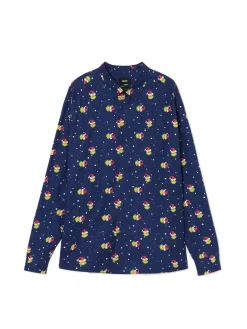 Cropp Ubrania Świąteczne|Koszule*Świąteczna koszula z Grinchem granatowy