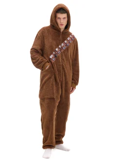 Cropp Snuddie, Onesie|Cozy*Świąteczna onesie Star Wars Chewbacca brązowy
