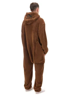 Cropp Snuddie, Onesie|Cozy*Świąteczna onesie Star Wars Chewbacca brązowy