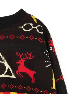 Cropp Ubrania Świąteczne|Swetry*Świąteczny sweter Harry Potter czarny