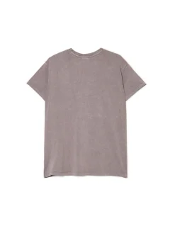 Cropp Ubrania Świąteczne|Koszulki, Topy*Świąteczny T-shirt ze Stitchem jasnyszary