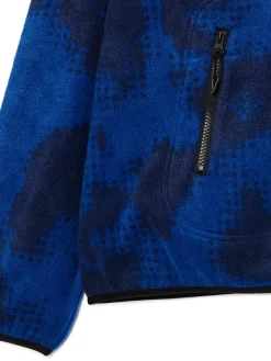 Cropp Bluzy*Wzorzysta polarowa bluza granatowy