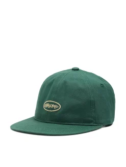 Cropp Czapki*Zielona bejsbolówka z haftem zielony