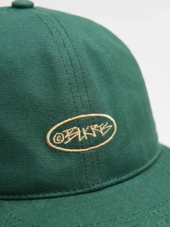 Cropp Czapki*Zielona bejsbolówka z haftem zielony