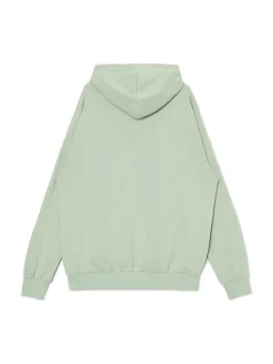 Cropp Bluzy*Zielona bluza z kapturem zielony