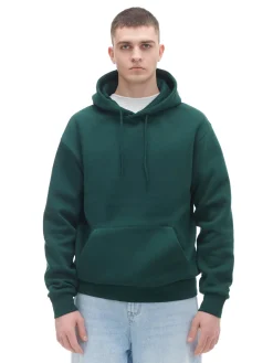 Cropp Bluzy*Zielona bluza z kapturem zielony