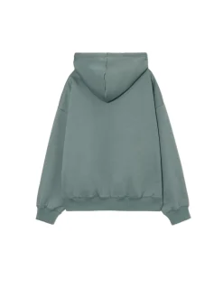 Cropp Bluzy*Zielona bluza z kocim motywem zielony