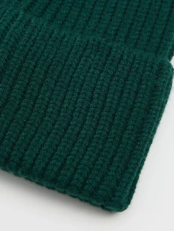 Cropp Czapki*Zielona czapka beanie zielony