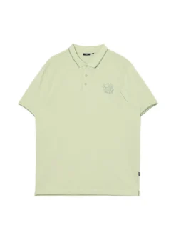Cropp Koszulki*Zielona koszulka polo z haftem zielony