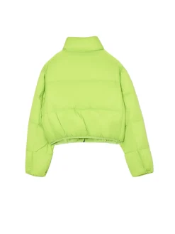 Cropp Kurtki, Płaszcze*Zielona kurtka puffer zielony